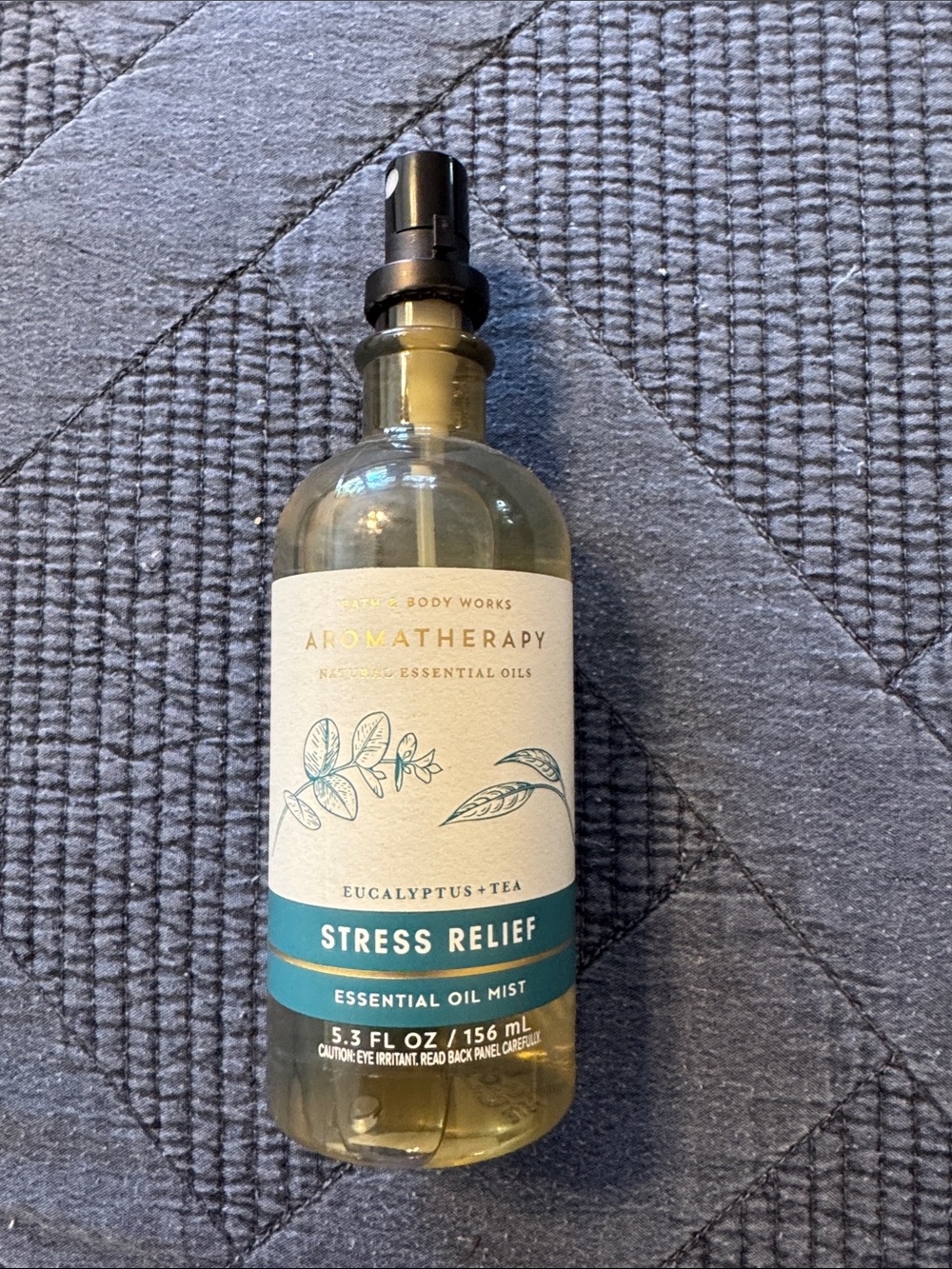 Bath & Body Works Aromatherapy Stress Relief Mist - Teal, Cream, Black